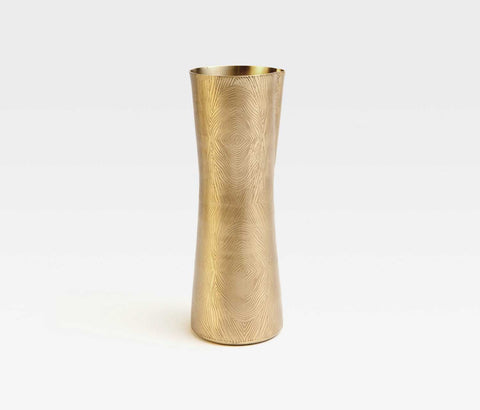 Kengie Matte Gold Etched Pitcher - Herringbone and Company