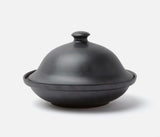 Olgen Black Stoneware Cloche Serving Dish - Herringbone and Company