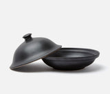 Olgen Black Stoneware Cloche Serving Dish - Herringbone and Company