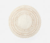 Carmichael Bleached Woven Grass Placemat SET - Herringbone and Company