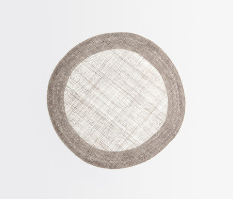 Nalla Grey-Beige Natural Grass Woven Placemat SET - Herringbone and Company