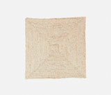 Zoie Bleached Raffia Woven Placemat Sets - Herringbone and Company