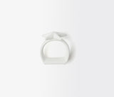 Adriatic White Porcelain Shell Napkin Ring SET - Herringbone and Company