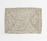 Zoie Mixed Gray Raffia Woven Placemat Sets - Herringbone and Company