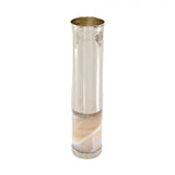 Salma Nickel Silver and Onyx Flower Vase Tube MULTIPLE COLORS AVAIL. - Herringbone and Company