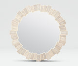 Claudet Sand Faux Shagreen Mirror - Herringbone and Company