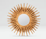 D'tella Circular Silver Wash Mirror - Herringbone and Company