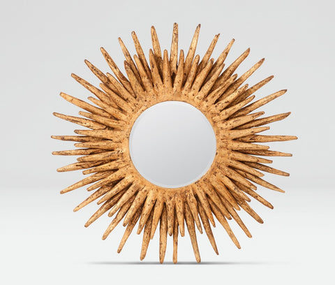 D'tella Circular Gold wash Mirror - Herringbone and Company