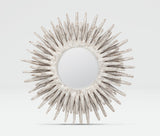 D'tella Circular Silver Wash Mirror - Herringbone and Company