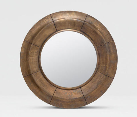 Noela Bronze Porthole Mirror - Herringbone and Company