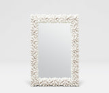 Ophia White Coral Mirror - Herringbone and Company