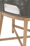 Taippe Grey with White Stripe Rope Counterstool