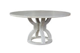 Baja Wirebrushed White Oak Round Dining Table