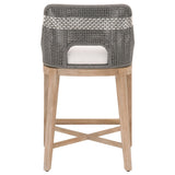 Taippe Grey with White Stripe Rope Counterstool