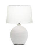 Trousdale Matte White Ceramic Table Lamp